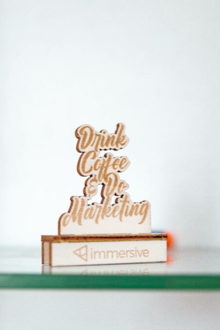 Drink coffee and do marketing