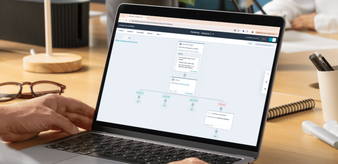 Marketing automation - Scénarios automatisés - hubspot